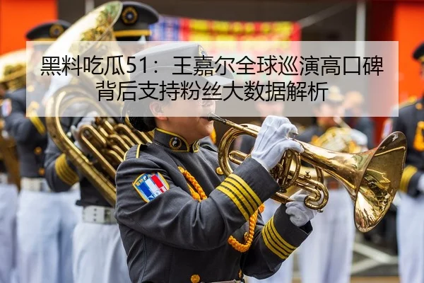 黑料吃瓜51：王嘉尔全球巡演高口碑背后支持粉丝大数据解析